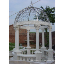 jardim decoração pedra natural mármore branco mármore ao ar livre jardim gazebo